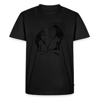 Conception de l’harmonie pour animaux de compagnie - T-shirt Premium bio Homme - noir - Devant - Nico (187cm)