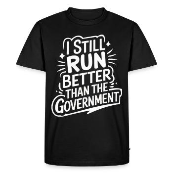 Invalidité due à l’amputation - T-shirt Premium bio Homme - noir - Devant - Nico (187cm)
