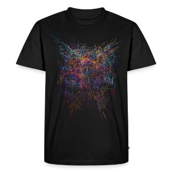 Sci-Fi Horror Design - Men's Premium Organic T-Shirt - black - Front - Nico (187cm)