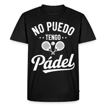 Padel amusant Je ne peux pas j'ai Padel Padelist - T-shirt Premium bio Homme - noir - Devant - Nico (187cm)