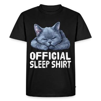 Chemise de nuit officielle russe bleu russe - T-shirt Premium bio Homme - noir - Devant - Nico (187cm)