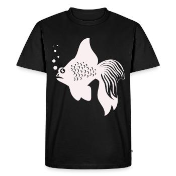 Aquarium de poissons Animal marin Climat Protection de l’environnement - T-shirt Premium bio Homme - noir - Devant - Nico (187cm)