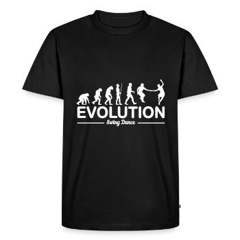 Swing danse danse évolution cadeau couples danseurs - T-shirt Premium bio Homme - noir - Devant - Nico (187cm)