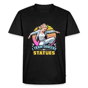 Dance Teacher I Train Dancers Dance Instructor - Men's Premium Organic T-Shirt - black - Front - Nico (187cm)