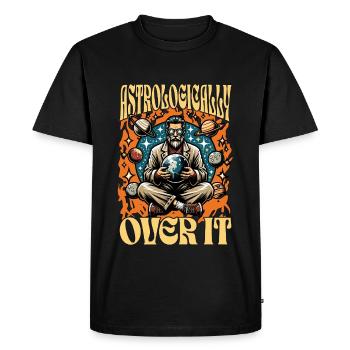 astrologue astrologiquement au-dessus de la diseuse de bonne aventure - T-shirt Premium bio Homme - noir - Devant - Nico (187cm)