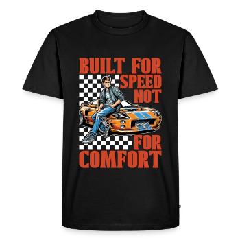 Course automobile conçue pour les amateurs de course de rue de vitesse - T-shirt Premium bio Homme - noir - Devant - Nico (187cm)