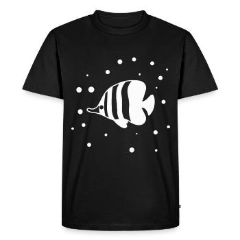 Aquarium de poissons Conservation de la nature marine - T-shirt Premium bio Homme - noir - Devant - Nico (187cm)