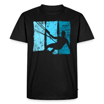 Kiteboard - Männer Premium Bio T-Shirt - Schwarz - Vorne - Nico (187cm)