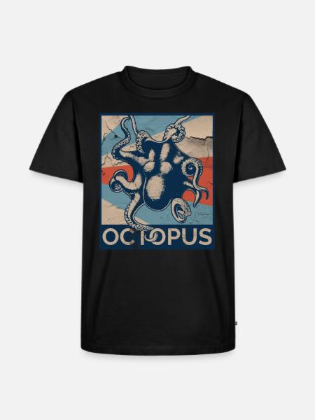 Pieuvres - T-shirt Premium bio Homme - noir