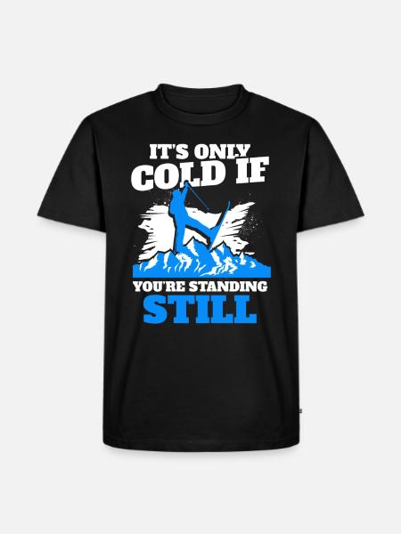 Skiing Ski skiers - Men's Premium Organic T-Shirt - black