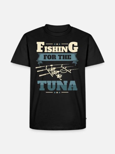 Deep Sea Fishing Fishing Tuna - Men's Premium Organic T-Shirt - black