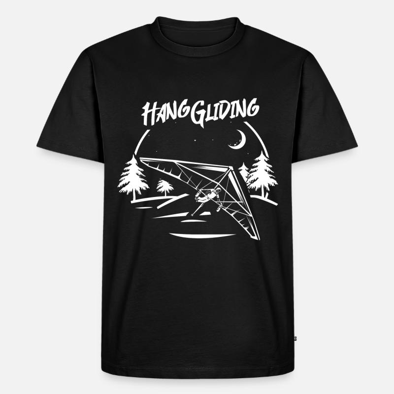 Drachenfliegen - Männer Premium Bio T-Shirt - Schwarz