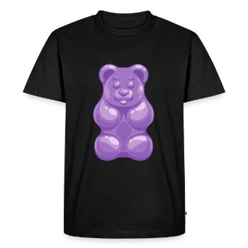 Idée de cadeau d'ours gommeux costume de couple Halloween - T-shirt Premium bio Homme - noir - Devant - Nico (187cm)