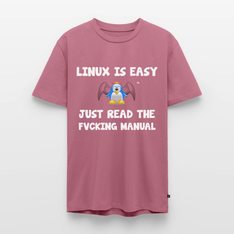 Linux Informatik Programmierer Admin Männer Premium Bio T-Shirt