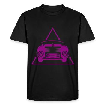 Car - Classic Car - Nostalgic Vehicles - Men's Premium Organic T-Shirt - black - Front - Nico (187cm)
