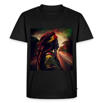 The Road to Zion - Men's Premium Organic T-Shirt - black - Front - Nico (187cm)