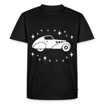 Oldtimer - Auto Nostalgisch Vehicles - Men's Premium Organic T-Shirt - black - Front - Nico (187cm)
