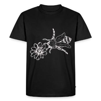 Bee Wasp Bumblebee Beekeeper Nature Conservation Environment Organic - Men's Premium Organic T-Shirt - black - Front - Nico (187cm)
