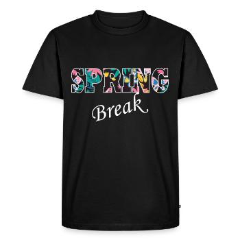 Fête de relâche Célébrer Fleurs Fleurs - T-shirt Premium bio Homme - noir - Devant - Nico (187cm)