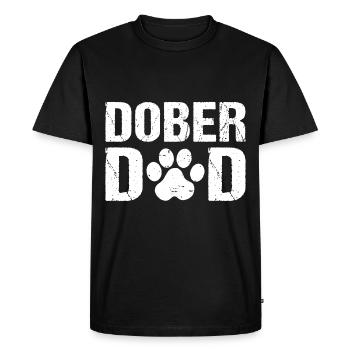 Dober Dad Doberman Chiens - T-shirt Premium bio Homme - noir - Devant - Nico (187cm)