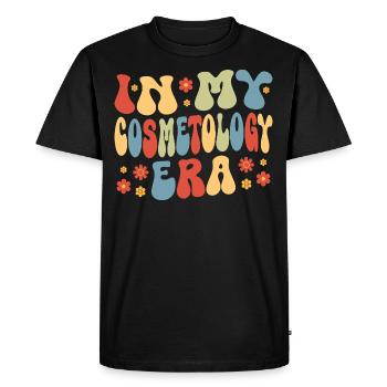 Esthétique À l’époque de la cosmétologie esthéticienne - T-shirt Premium bio Homme - noir - Devant - Nico (187cm)