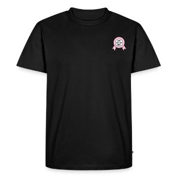 Médaille Sortie Du Lit - T-shirt Premium bio Homme - noir - Devant - Nico (187cm)
