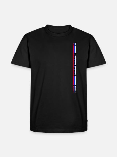 Russland Trikot - Männer Premium Bio T-Shirt - Schwarz