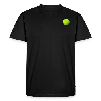 Tennis - T-shirt Premium bio Homme - noir - Devant - Nico (187cm)