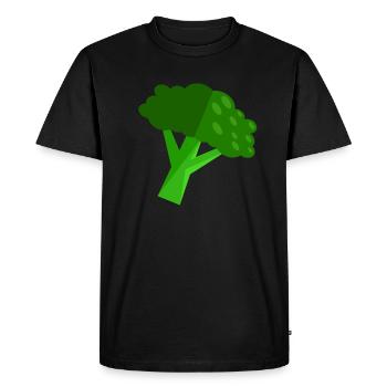 brocoli - T-shirt Premium bio Homme - noir - Devant - Nico (187cm)