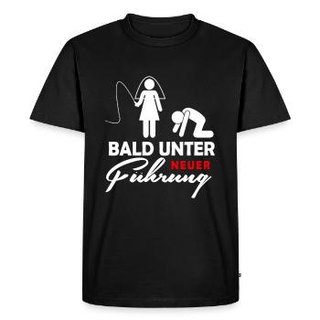 Junggesellenabschied Bräutigam Braut - Männer Premium Bio T-Shirt - Schwarz - Vorne - Nico (187cm)