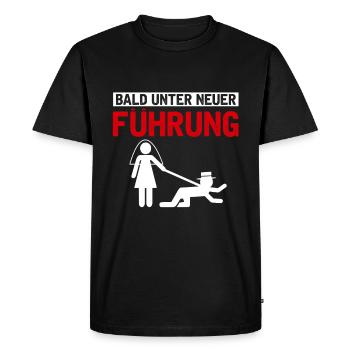 Junggesellenabschied Junggesellinnenabschied Bald - Männer Premium Bio T-Shirt - Schwarz - Vorne - Nico (187cm)