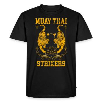Muay Thai boxe - T-shirt Premium bio Homme - noir - Devant - Nico (187cm)
