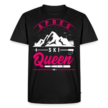 Apres Ski Queen,Lapins,Winter Party Apres Ski - T-shirt Premium bio Homme - noir - Devant - Nico (187cm)