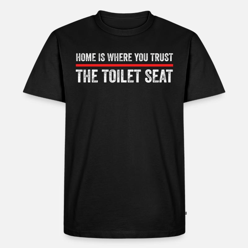 Meme Spruch Lustig Geschenk - Männer Premium Bio T-Shirt - Schwarz