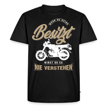 Simson, Simmi, DDR Ostalgie Si vous n'en avez pas - T-shirt Premium bio Homme - noir - Devant - Nico (187cm)