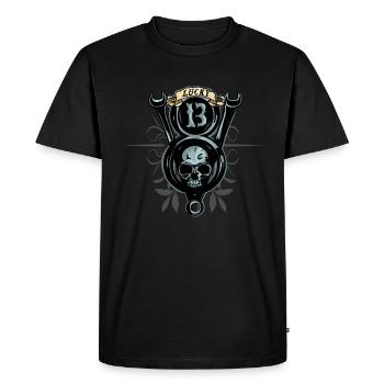 V8 Power Lucky 13 - T-shirt Premium bio Homme - noir - Devant - Nico (187cm)