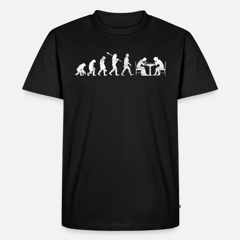 Chess evolution - Men's Premium Organic T-Shirt - black