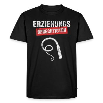 legal guardian - Men's Premium Organic T-Shirt - black - Front - Nico (187cm)