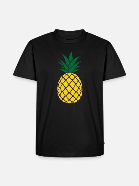 Pineapple pineapple - Men's Premium Organic T-Shirt - black