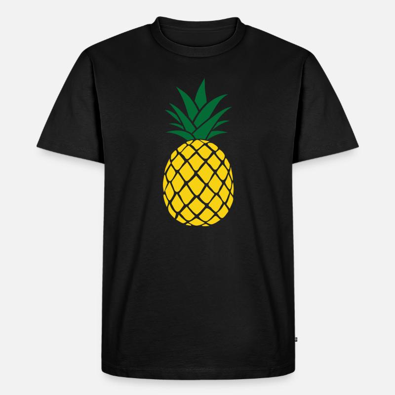 Pineapple ananas - T-shirt Premium bio Homme - noir