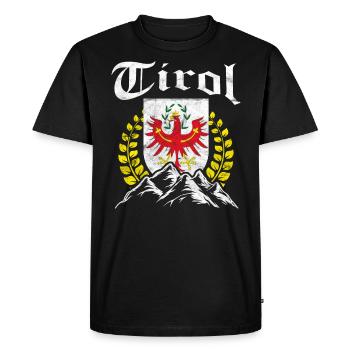 Cadeau de randonnée Tyrol du Sud Tyrol - T-shirt Premium bio Homme - noir - Devant - Nico (187cm)
