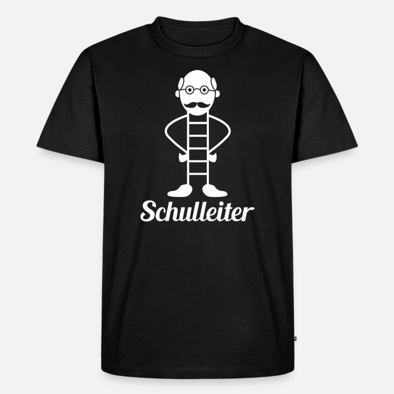 Schulleiter Geschenkidee - Männer Premium Bio T-Shirt - Schwarz
