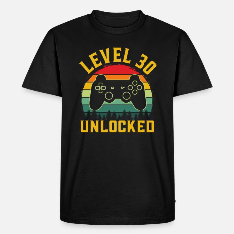 Level 30 unlocked - T-shirt Premium bio Homme - noir