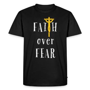 Jésus, Jésus, Jésus chrétien chrétien chrétien chrétien - T-shirt Premium bio Homme - noir - Devant - Nico (187cm)