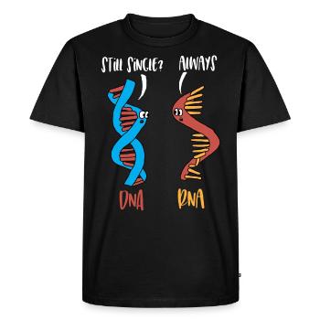 ADN ARN Biologie Drôle Anatomie Génétique Poison - T-shirt Premium bio Homme - noir - Devant - Nico (187cm)