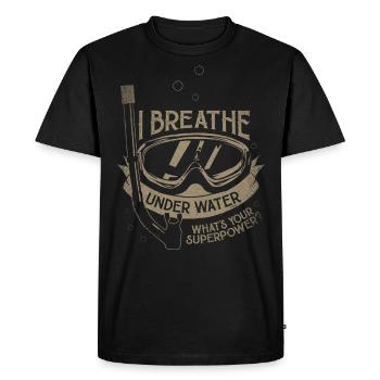 Plongée sous-marine plongeur cadeau plongée sport nautique - T-shirt Premium bio Homme - noir - Devant - Nico (187cm)