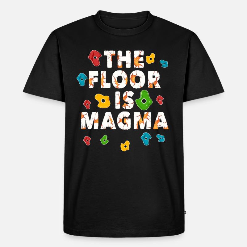 Klettern, Klettern, Klettern - Männer Premium Bio T-Shirt - Schwarz