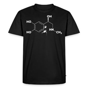 Climbing Adrenaline, Climbing, Climbing - Men's Premium Organic T-Shirt - black - Front - Nico (187cm)
