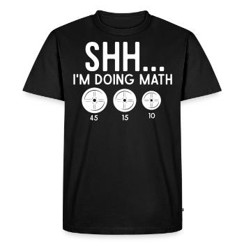 Entraînement, entraînement, fitness, gymnase - T-shirt Premium bio Homme - noir - Devant - Nico (187cm)