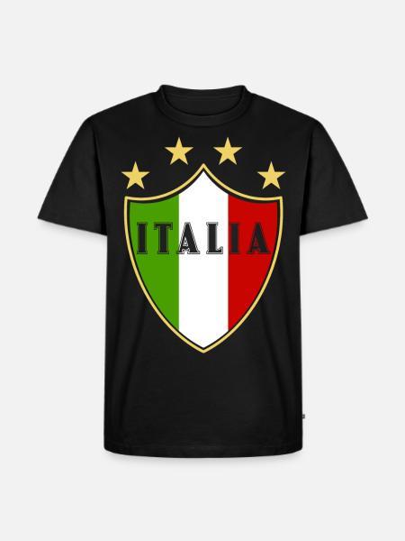 Italia fun - Men's Premium Organic T-Shirt - black